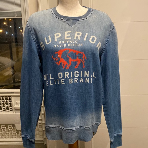 Buffalo soft denim sweatshirt - Picture 1 of 8